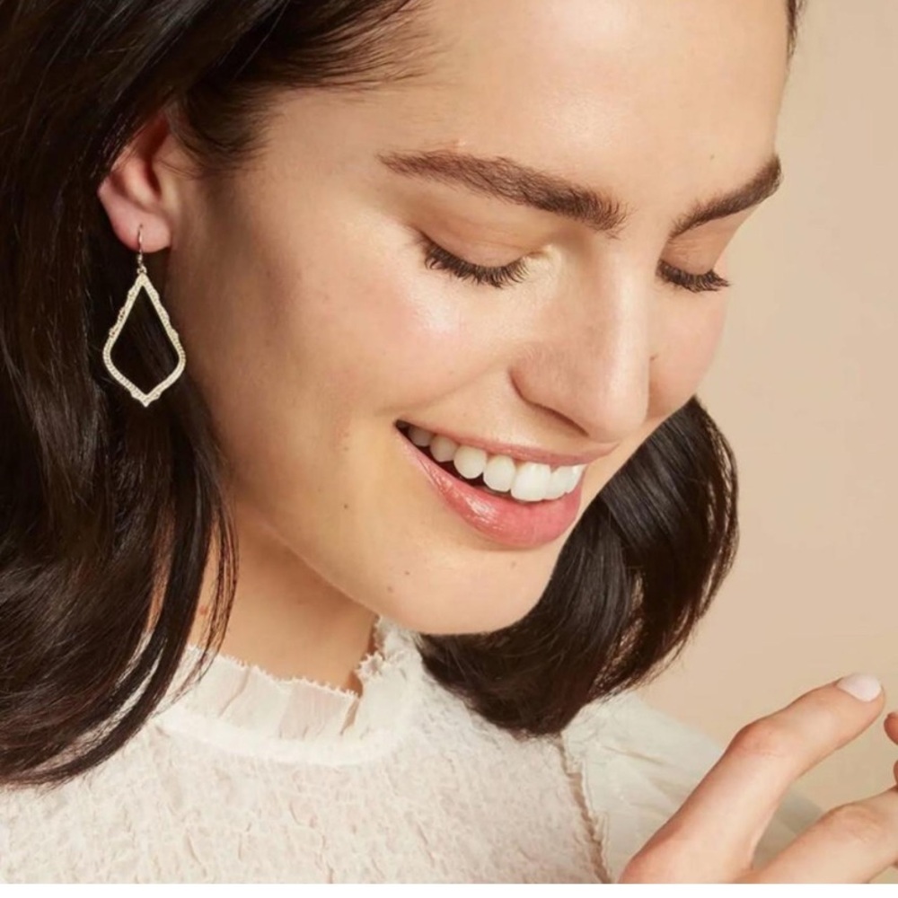 Kendra Scott Silver Drop Earrings